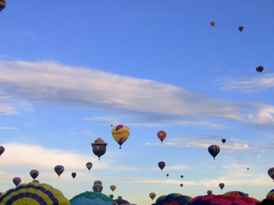 mass ascension, Balloon Fiesta (2005)