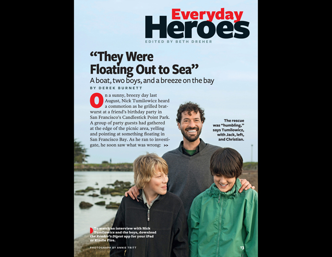 Everyday Heroes: "They Were Floating Out to Sea"